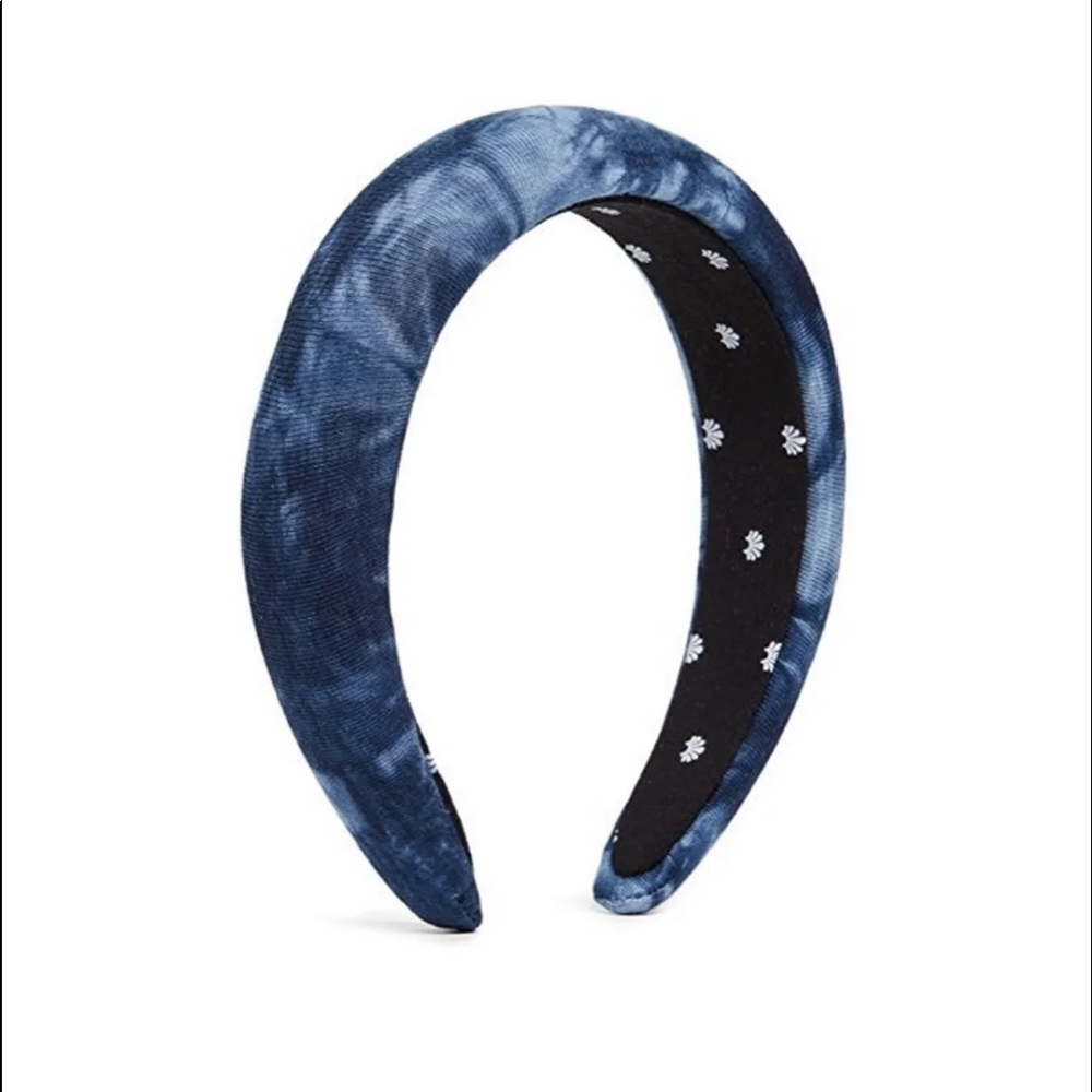 Lele sadoughi headband tie dye blue women’s